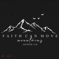 Faith Can Move Mountains Christian God Jesus Bible Verse Ornament thumb 1