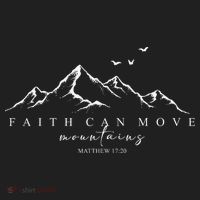 Faith Can Move Mountains Christian God Jesus Bible Verse Golf Towel thumb 3