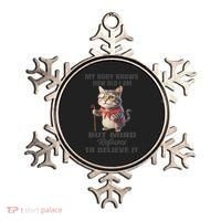 Funny Cat My Body Knows How Old I Am But Mind Refuses Ornament thumb 0