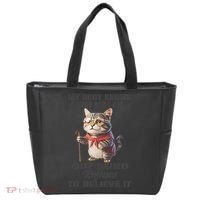 Funny Cat My Body Knows How Old I Am But Mind Refuses Tote Bag thumb 0