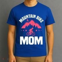 Funny Cycling Mountain Bike Mom Mtb Mountain Biking Mom Gift T-Shirt thumb 3
