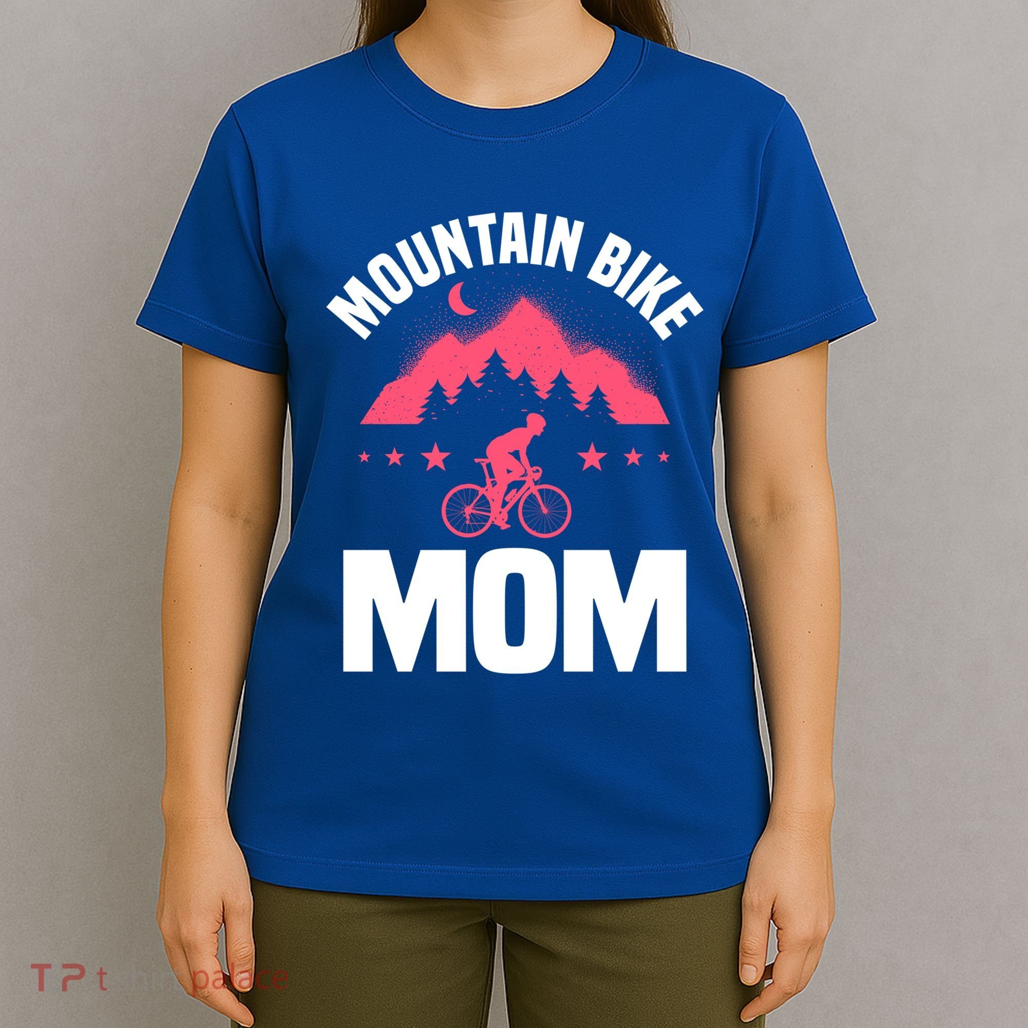 Funny Cycling Mountain Bike Mom Mtb Mountain Biking Mom Gift T-Shirt