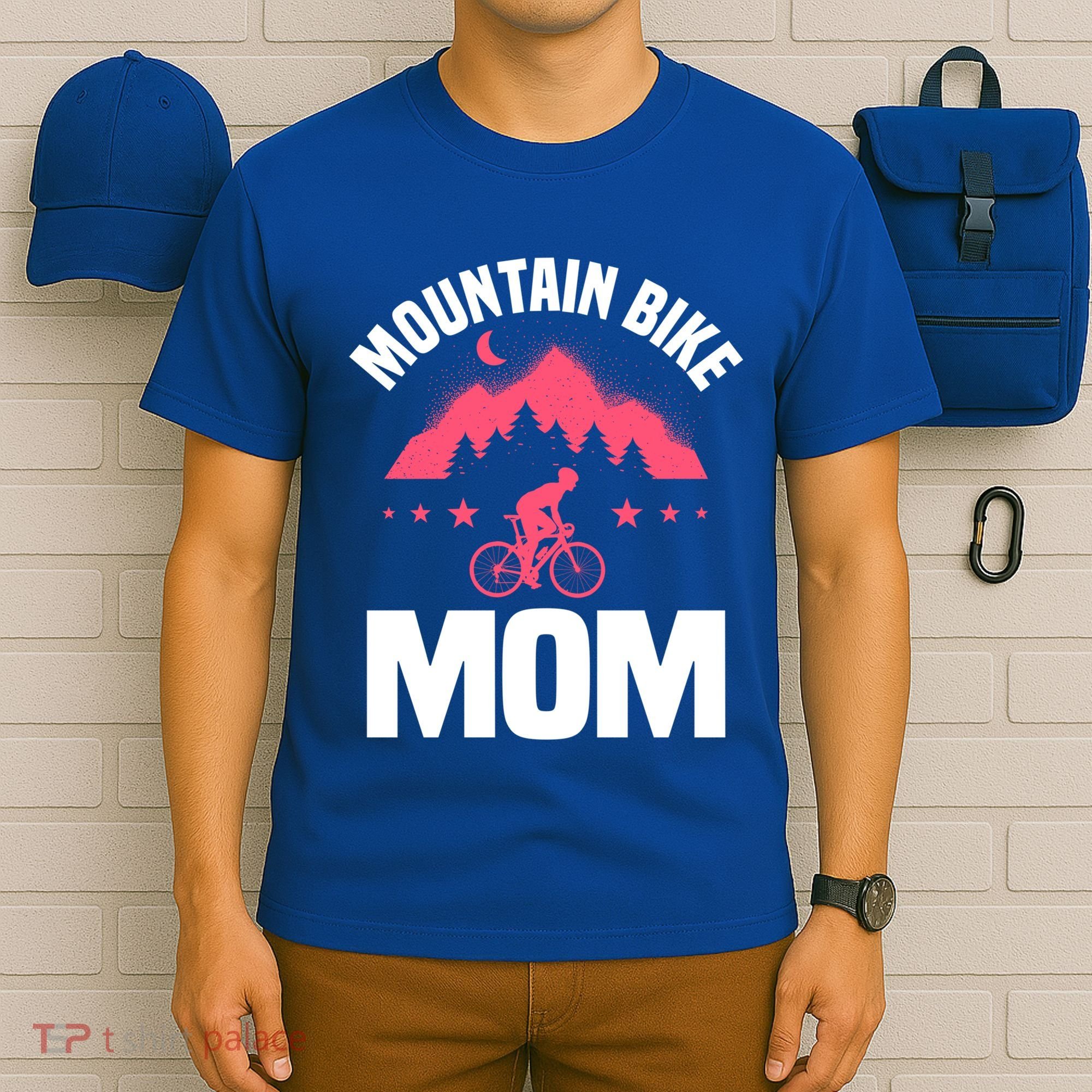 Funny Cycling Mountain Bike Mom Mtb Mountain Biking Mom Gift T-Shirt