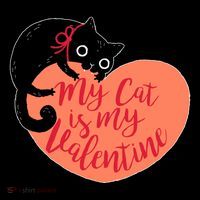 Funny Cute My Cat Is My Valentine Coffee Mug thumb 5