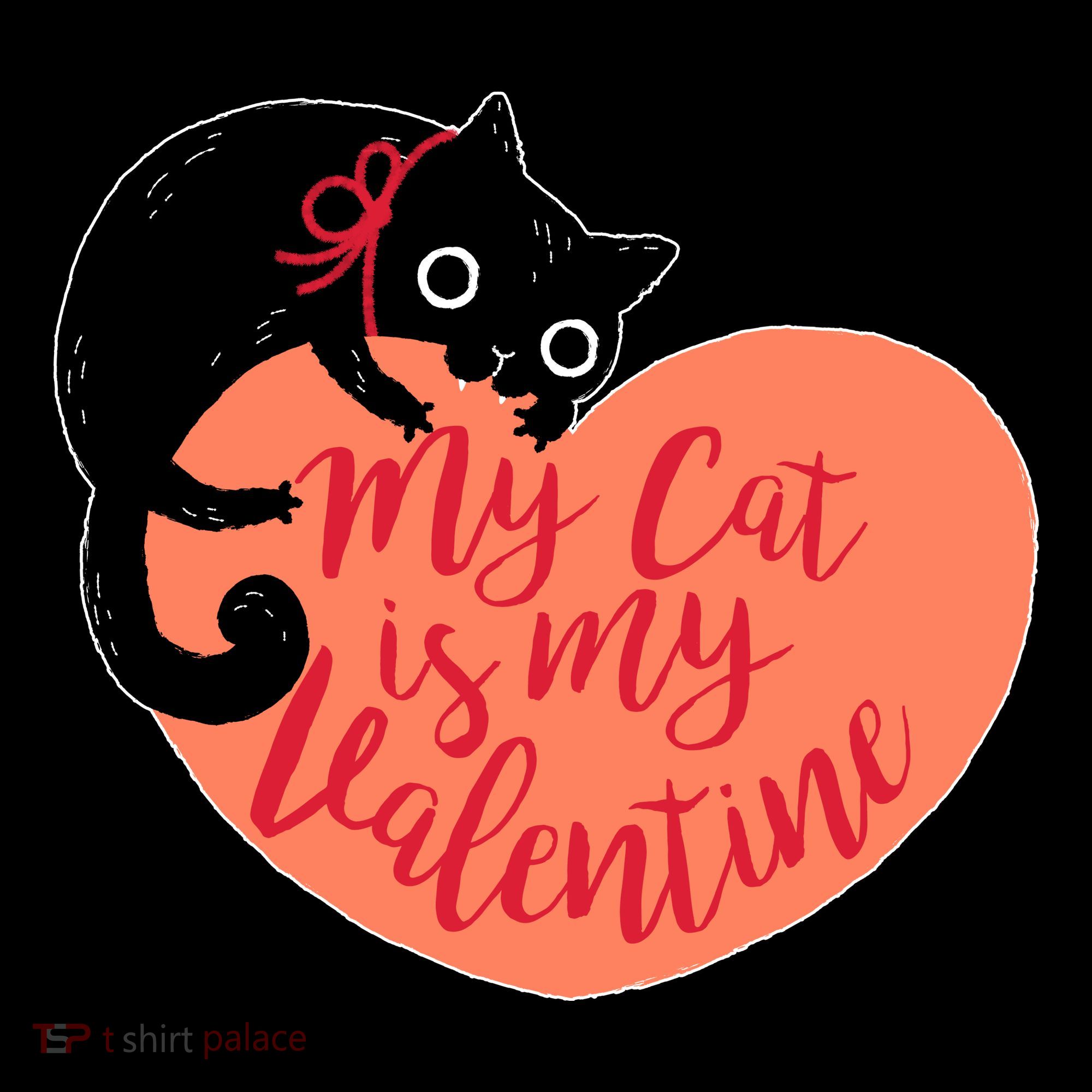Funny Cute My Cat Is My Valentine Coffee Mug