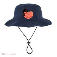 Funny Cute My Cat Is My Valentine Bucket Hat thumb 0