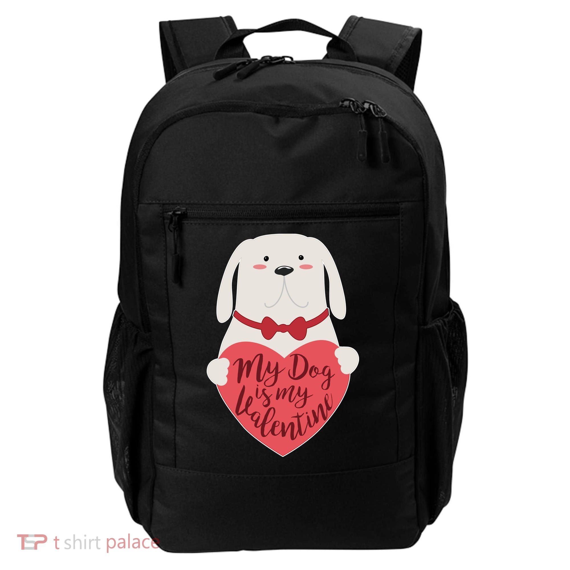 Funny Cute My Dog Is My Valentine Backpack