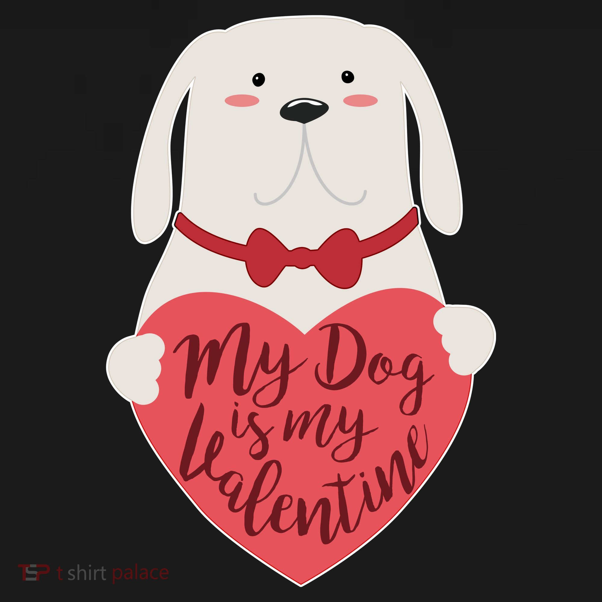 Funny Cute My Dog Is My Valentine Pajama Set
