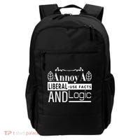 Funny Conservative MAGA Republican Anti Liberal Backpack thumb 0