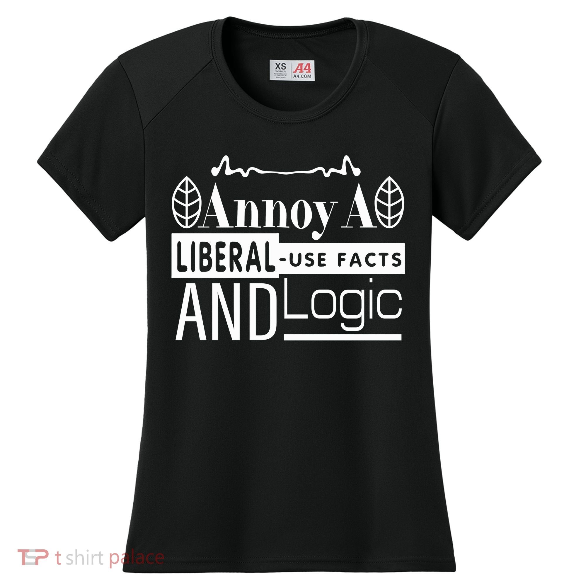 Funny Conservative MAGA Republican Anti Liberal Women's Cooling Performance Crew T-Shirt