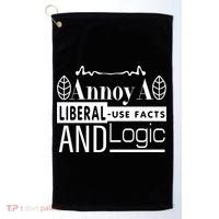 Funny Conservative MAGA Republican Anti Liberal Golf Towel thumb 0
