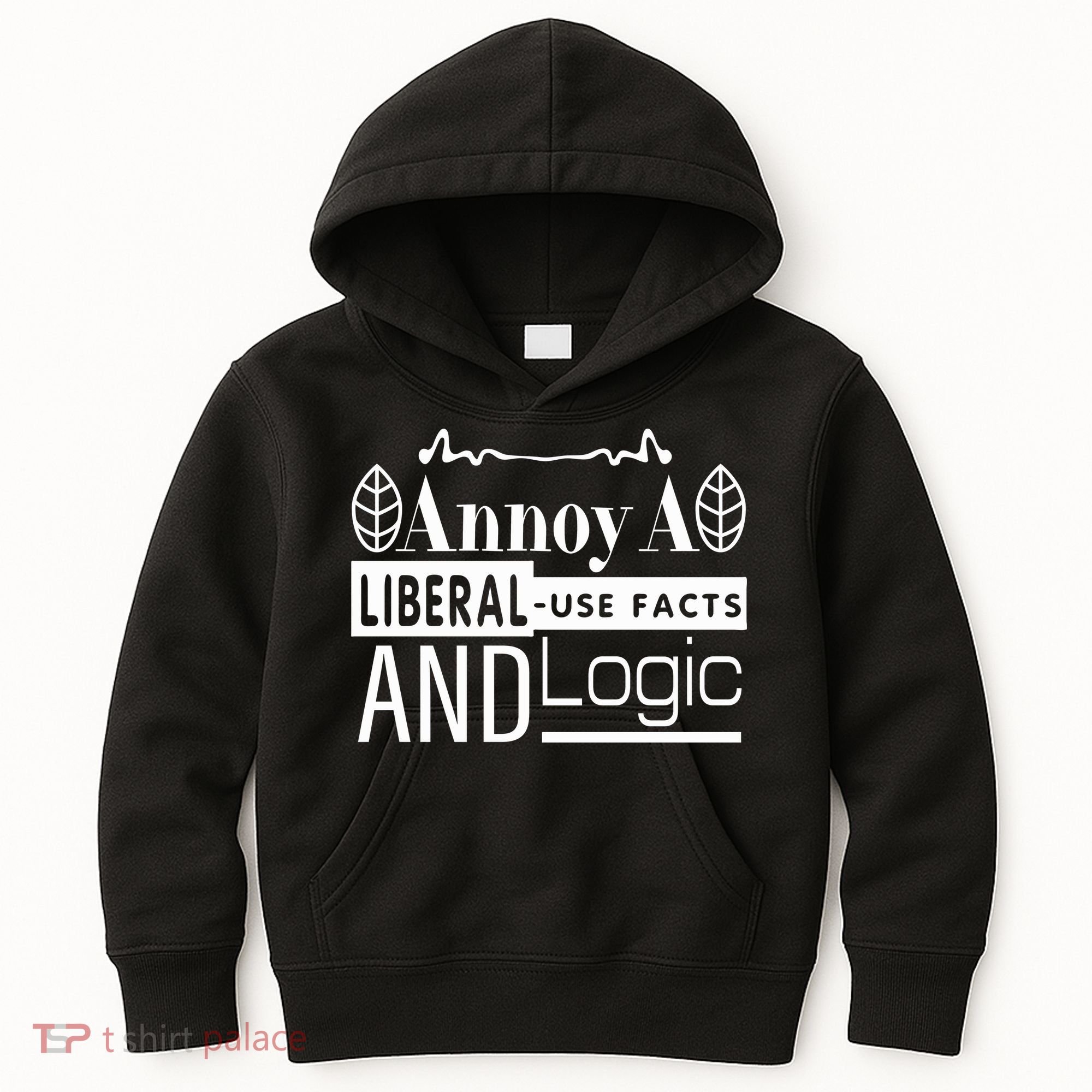 Funny Conservative MAGA Republican Anti Liberal Kids Hoodie