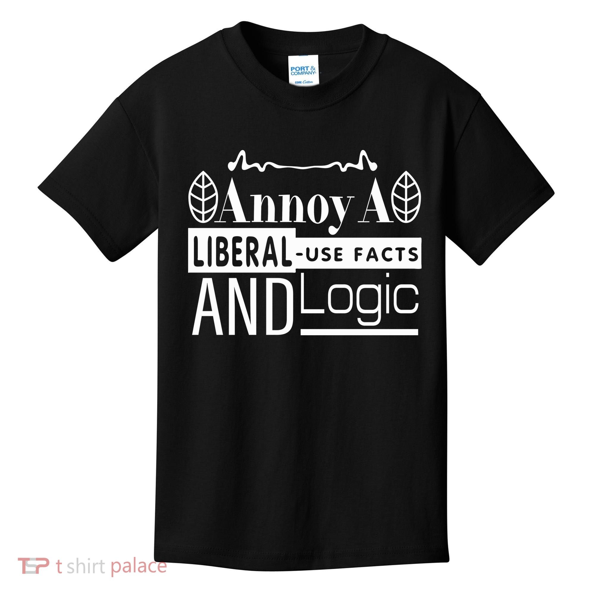 Funny Conservative MAGA Republican Anti Liberal Kids T-Shirt