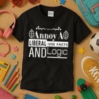 Funny Conservative MAGA Republican Anti Liberal Kids T-Shirt thumb 3