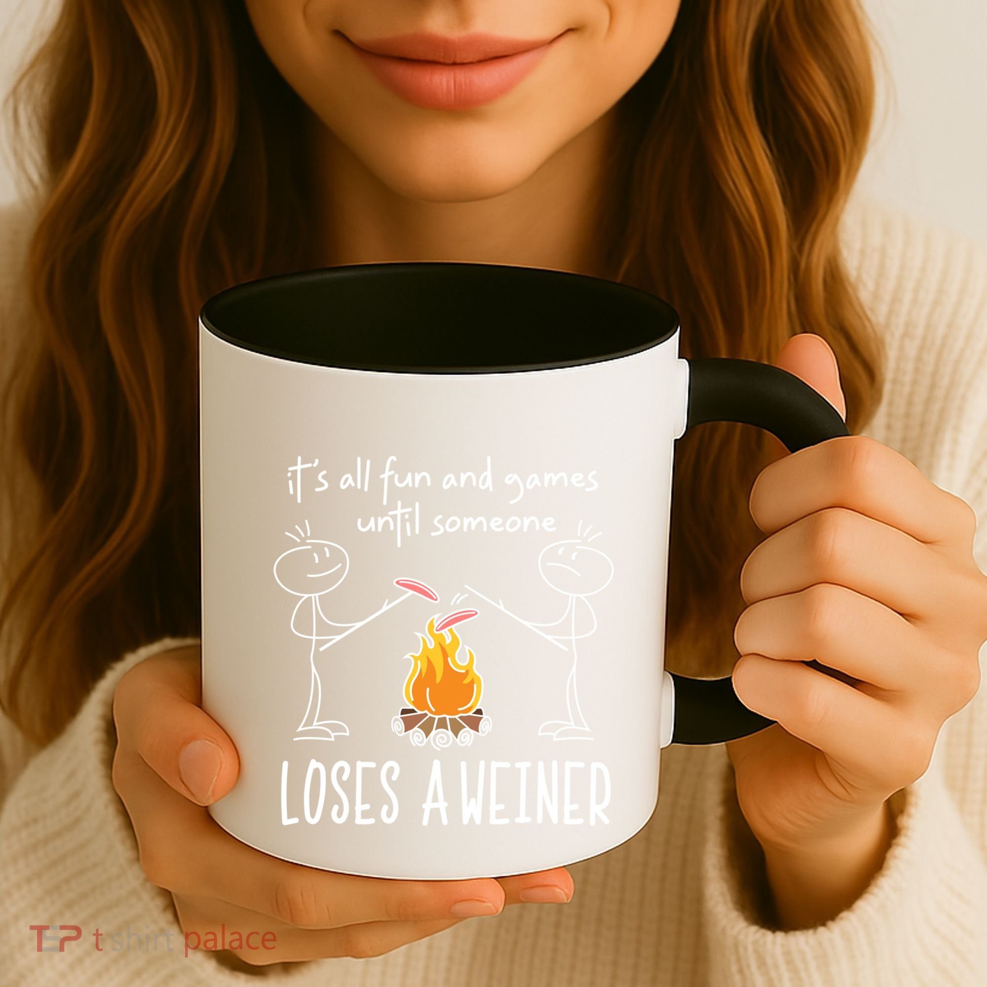 Funny Camping Mountains Outdoor Campfire Gift Coffee Mug