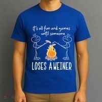 Funny Camping Mountains Outdoor Campfire Gift T-Shirt thumb 3