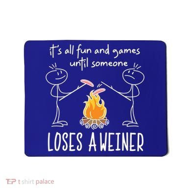 Funny Camping Mountains Outdoor Campfire Gift Mousepad