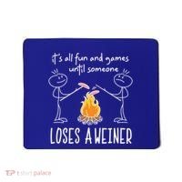 Funny Camping Mountains Outdoor Campfire Gift Mousepad thumb 0