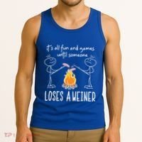 Funny Camping Mountains Outdoor Campfire Gift Tank Top thumb 3