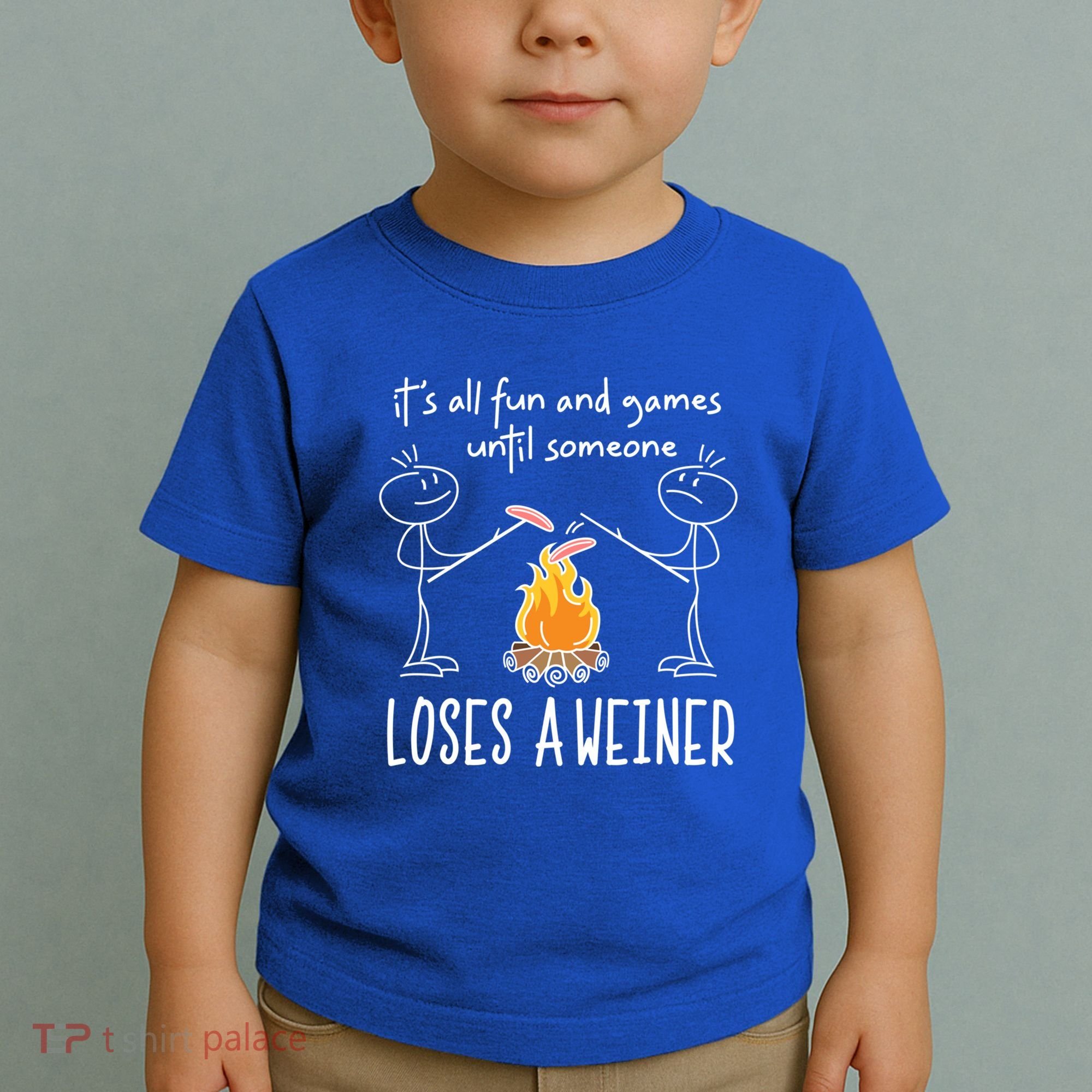 Funny Camping Mountains Outdoor Campfire Gift Toddler T-Shirt