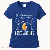 Funny Camping Mountains Outdoor Campfire Gift Women's T-Shirt thumb 0