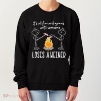 Funny Camping Mountains Outdoor Campfire Gift Women's Sweatshirt thumb 0