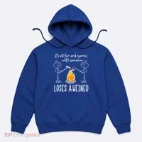 Funny Camping Mountains Outdoor Campfire Gift Hoodie thumb 0