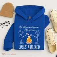 Funny Camping Mountains Outdoor Campfire Gift Hoodie thumb 4