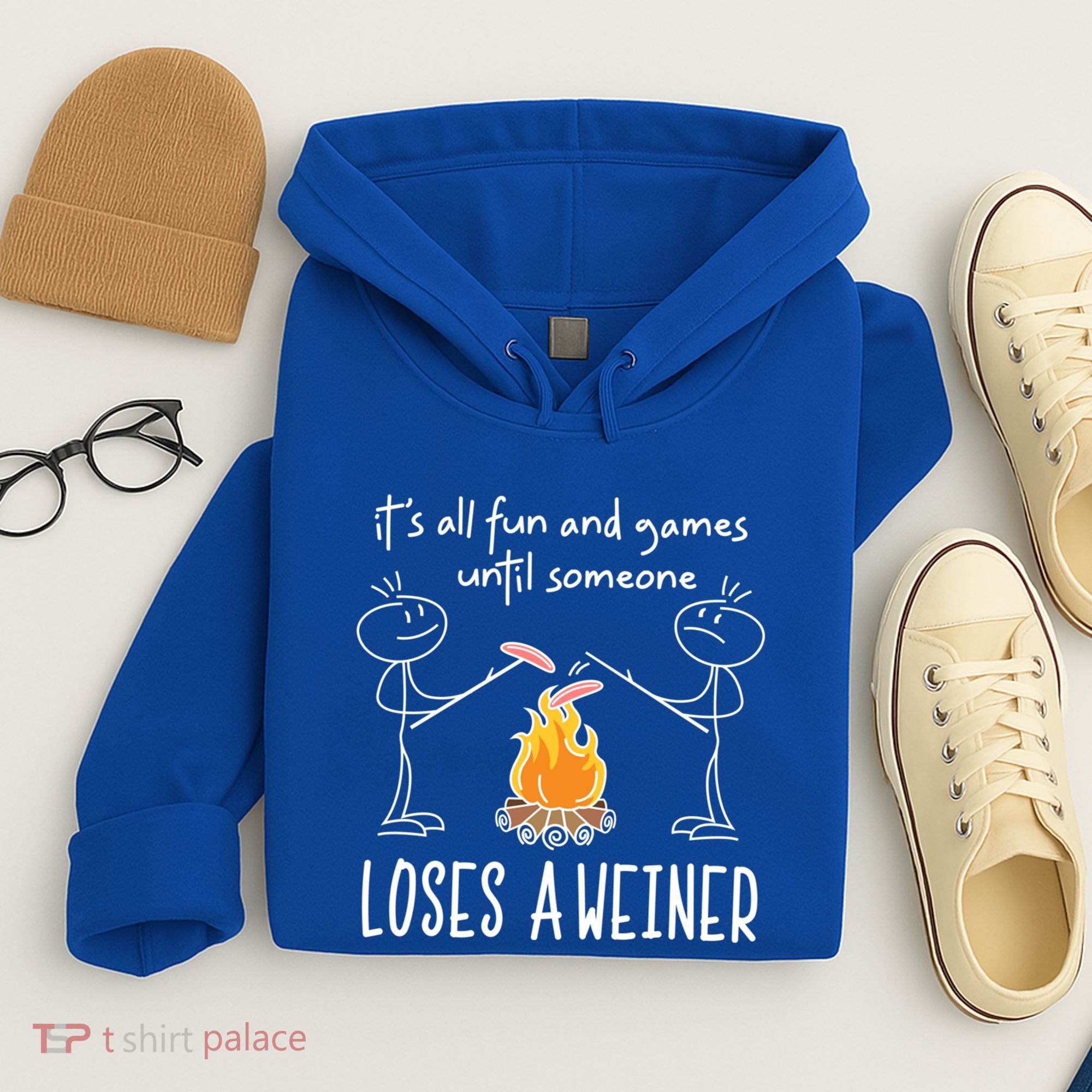 Funny Camping Mountains Outdoor Campfire Gift Hoodie