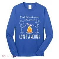 Funny Camping Mountains Outdoor Campfire Gift Long Sleeve Shirt thumb 0