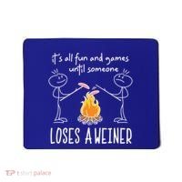 Funny Camping Mountains Outdoor Campfire Gift Mousepad thumb 0