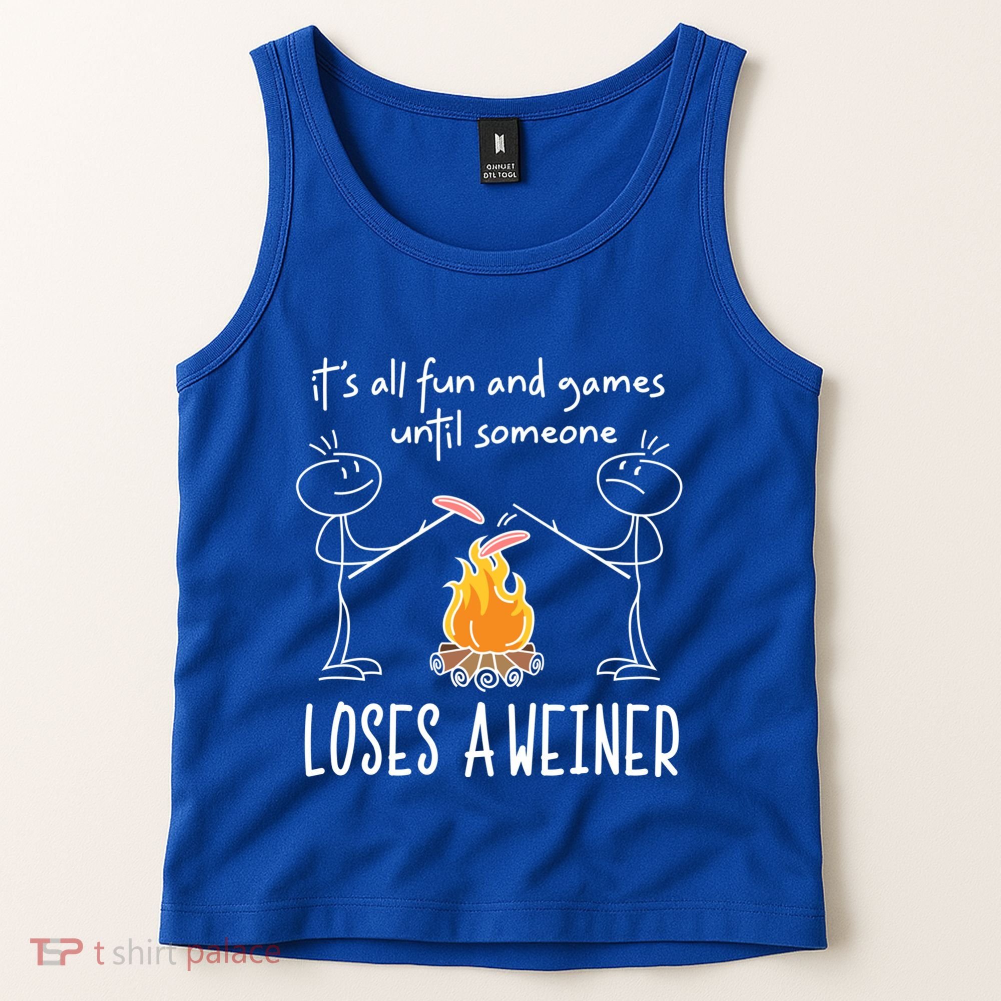 Funny Camping Mountains Outdoor Campfire Gift Tank Top