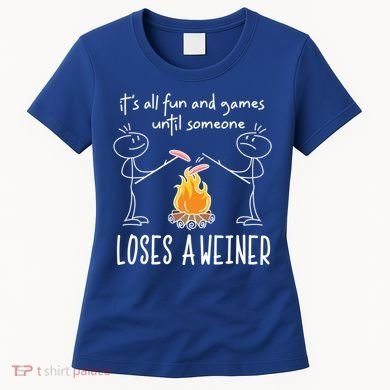 Funny Camping Mountains Outdoor Campfire Gift Women's T-Shirt