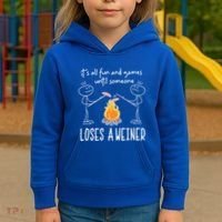 Funny Camping Mountains Outdoor Campfire Gift Kids Hoodie thumb 3