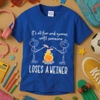 Funny Camping Mountains Outdoor Campfire Gift Kids T-Shirt thumb 3