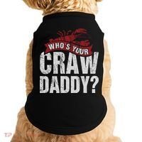 Funny Crawfish Meaningful Gift Cajun Lover Gift Who's Your Crawdaddy Great Gift Doggie Tank thumb 0