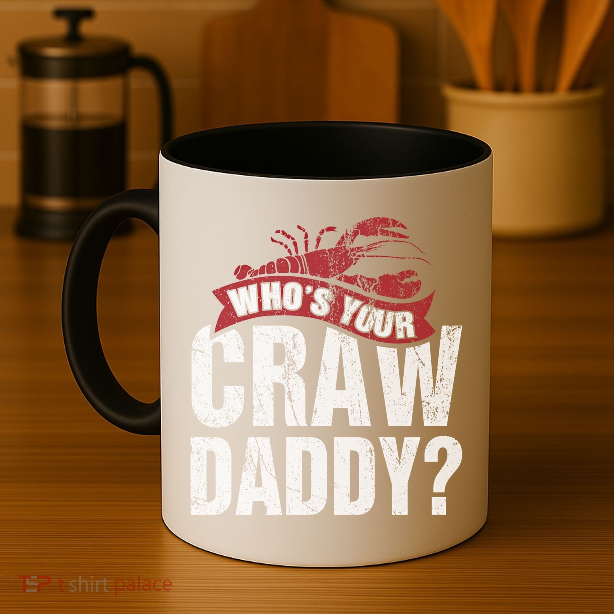 Funny Crawfish Meaningful Gift Cajun Lover Gift Who's Your Crawdaddy Great Gift Coffee Mug