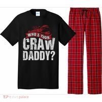 Funny Crawfish Meaningful Gift Cajun Lover Gift Who's Your Crawdaddy Great Gift Pajama Set thumb 0