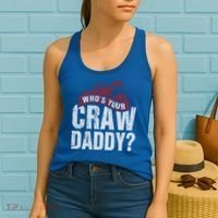 Funny Crawfish Meaningful Gift Cajun Lover Gift Who's Your Crawdaddy Great Gift Women's Tank Top thumb 2