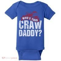 Funny Crawfish Meaningful Gift Cajun Lover Gift Who's Your Crawdaddy Great Gift Baby Bodysuit thumb 0