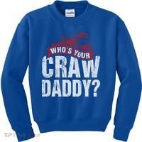 Funny Crawfish Meaningful Gift Cajun Lover Gift Who's Your Crawdaddy Great Gift Kids Sweatshirt thumb 0