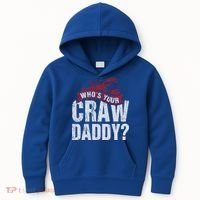 Funny Crawfish Meaningful Gift Cajun Lover Gift Who's Your Crawdaddy Great Gift Kids Hoodie thumb 0