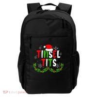 Funny Christmas Matching Couples Jingle Balls Tinsel Tits Backpack thumb 0
