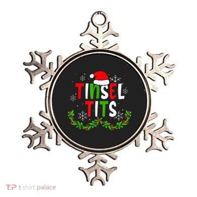 Funny Christmas Matching Couples Jingle Balls Tinsel Tits Ornament