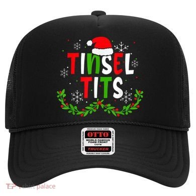 Funny Christmas Matching Couples Jingle Balls Tinsel Tits Hat