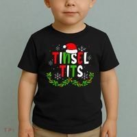 Funny Christmas Matching Couples Jingle Balls Tinsel Tits Toddler T-Shirt thumb 2