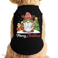 Funny Cute Merry Christmas Gnome Doggie Tank thumb 0