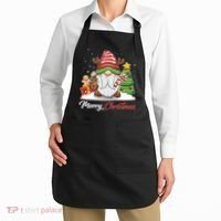 Funny Cute Merry Christmas Gnome Apron thumb 2
