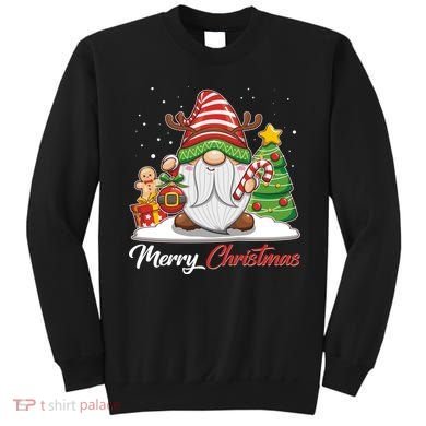 Funny Cute Merry Christmas Gnome Sweatshirt