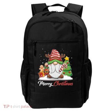 Funny Cute Merry Christmas Gnome Backpack